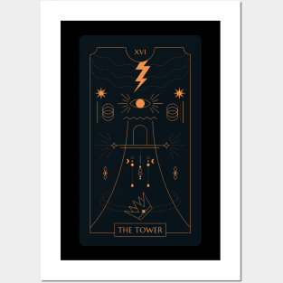 The Tower Tarot Card Posters and Art